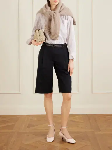 TOTEME T-lock Woven Leather Clutch | Thumbnail 3 TOTEME T-lock Woven Leather Clutch | Thumbnail 3