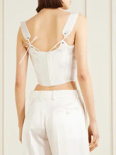 Vivienne Westwood Kitten Silk-organza Corset Top | Thumbnail 3