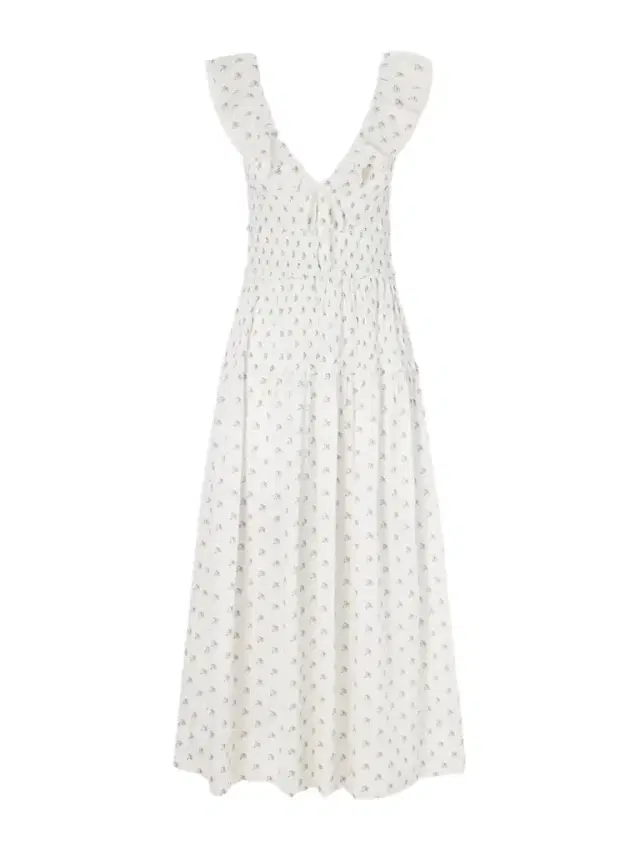 Sorina Tiered Embroidered Floral-print Organic Cotton Midi Dress