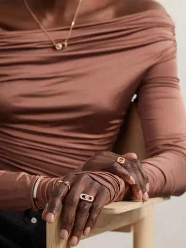 Messika So Move 18-karat Rose Gold Diamond Ring | Thumbnail 5 Messika So Move 18-karat Rose Gold Diamond Ring | Thumbnail 5