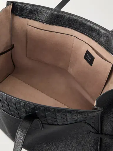 Serapian Maro Large Textured-leather Tote | Thumbnail 6
