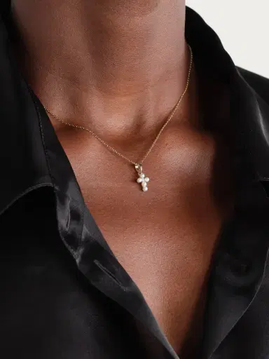 Mizuki 14-karat Gold, Pearl And Diamond Necklace | Thumbnail 2 Mizuki 14-karat Gold, Pearl And Diamond Necklace | Thumbnail 2