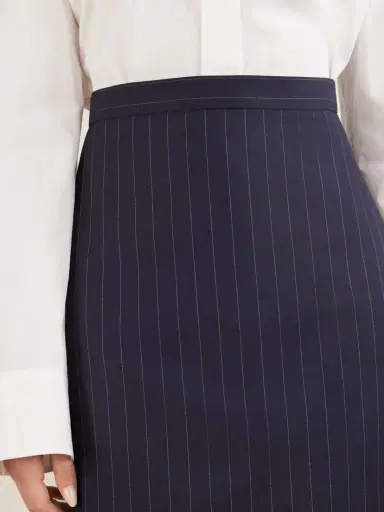 Givenchy Striped Wool Midi Skirt | Thumbnail 4 Givenchy Striped Wool Midi Skirt | Thumbnail 4