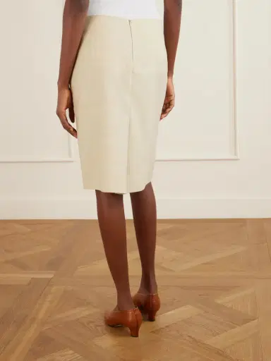 Calvin Klein Collection Lunas Wool Midi Skirt | Thumbnail 4 Calvin Klein Collection Lunas Wool Midi Skirt | Thumbnail 4
