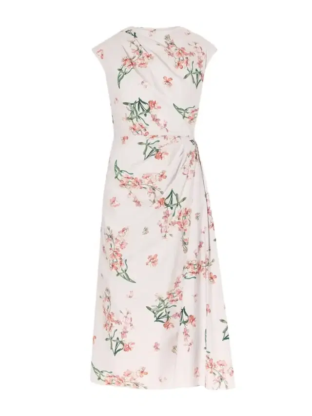 Floral-print Cotton-poplin Midi Dress