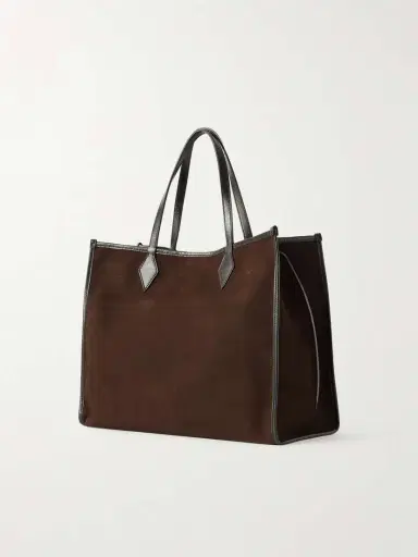 Métier Chameleon 41 Large Leather-trimmed Nubuck Tote | Thumbnail 4 Métier Chameleon 41 Large Leather-trimmed Nubuck Tote | Thumbnail 4