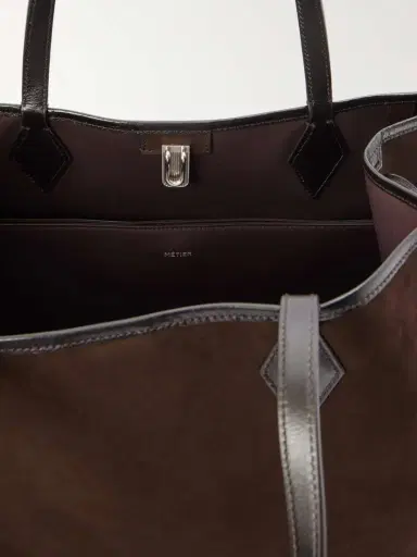 Métier Chameleon 41 Large Leather-trimmed Nubuck Tote | Thumbnail 6 Métier Chameleon 41 Large Leather-trimmed Nubuck Tote | Thumbnail 6