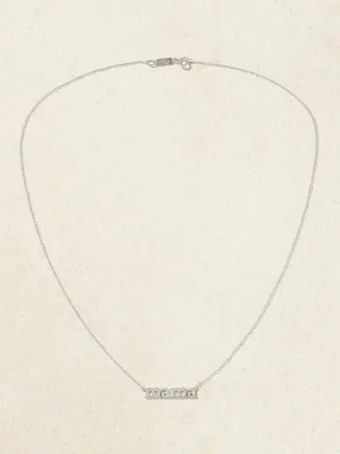 Jennifer Meyer Mama 18-karat White Gold Necklace | Thumbnail 4