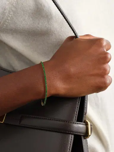 Sydney Evan 14-karat Gold Emerald Tennis Bracelet | Thumbnail 2 Sydney Evan 14-karat Gold Emerald Tennis Bracelet | Thumbnail 2