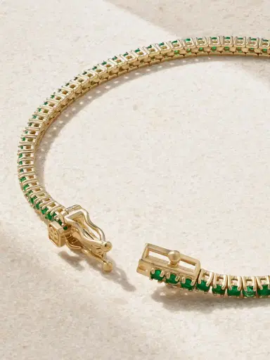 Sydney Evan 14-karat Gold Emerald Tennis Bracelet | Thumbnail 3 Sydney Evan 14-karat Gold Emerald Tennis Bracelet | Thumbnail 3