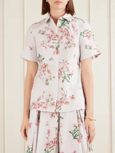 Erdem Floral-print Cotton-poplin Shirt | Thumbnail 3 Erdem Floral-print Cotton-poplin Shirt | Thumbnail 3