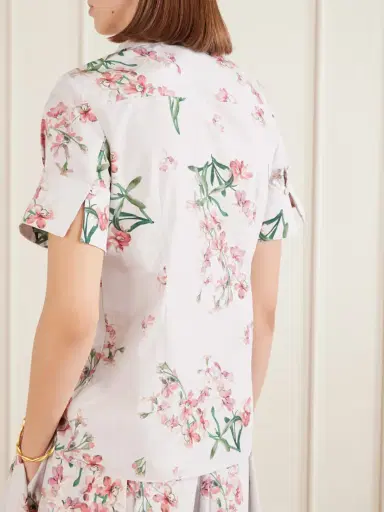Erdem Floral-print Cotton-poplin Shirt | Thumbnail 5 Erdem Floral-print Cotton-poplin Shirt | Thumbnail 5