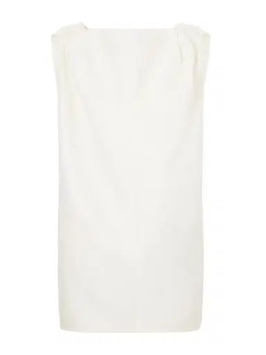 Balenciaga Gathered Wool And Silk-blend Midi Dress | Thumbnail 1