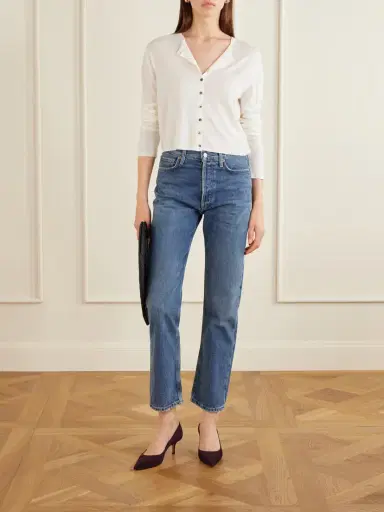 LESET James Merino Wool Cardigan | Thumbnail 2 LESET James Merino Wool Cardigan | Thumbnail 2