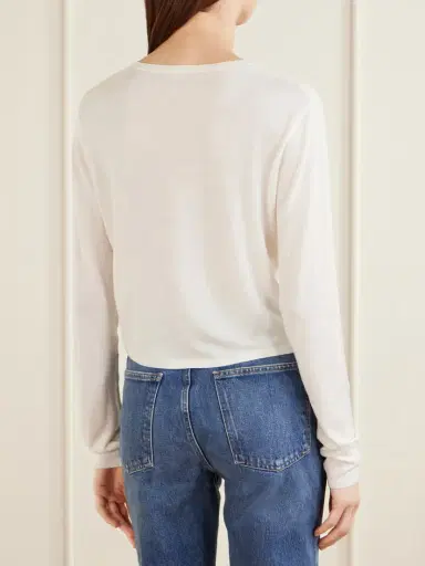 LESET James Merino Wool Cardigan | Thumbnail 4 LESET James Merino Wool Cardigan | Thumbnail 4