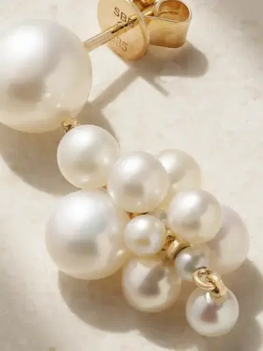 Sophie Bille Brahe Botticelli 14-karat Gold Pearl Earring | Thumbnail 3 Sophie Bille Brahe Botticelli 14-karat Gold Pearl Earring | Thumbnail 3