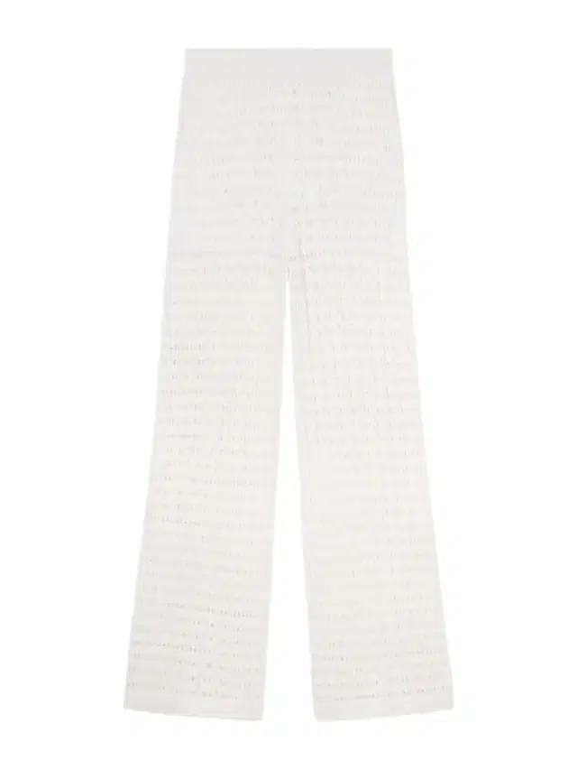 Arch4 Ray Crocheted Cotton Straight-leg Pants