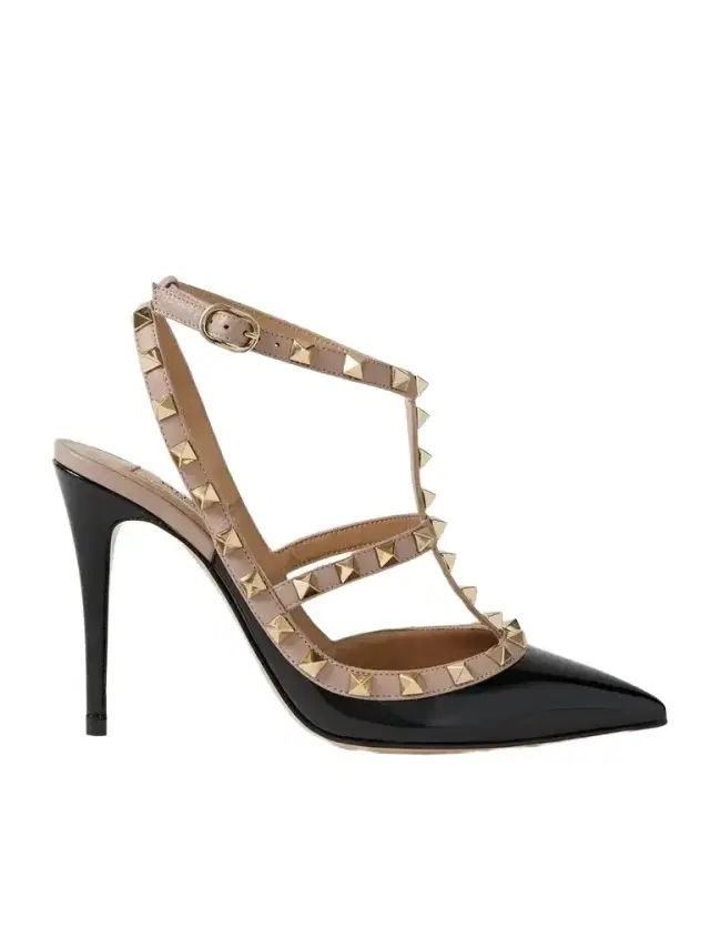 Rockstud 100 Two-tone Patent-leather Pumps