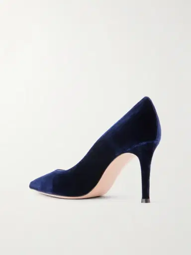 Gianvito Rossi 85 Velvet Pumps | Thumbnail 3 Gianvito Rossi 85 Velvet Pumps | Thumbnail 3