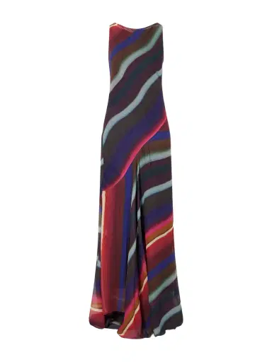 Christopher John Rogers Louie Striped Satin-crepe Maxi Dress | Thumbnail 1