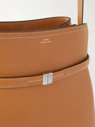 TOTEME Belted Textured-leather Tote | Thumbnail 5