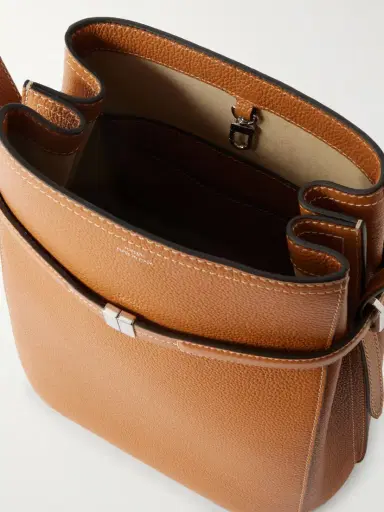TOTEME Belted Textured-leather Tote | Thumbnail 6