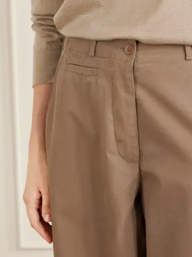 The Row Fadry Cotton And Cashmere-blend Drill Wide-leg Pants | Thumbnail 5