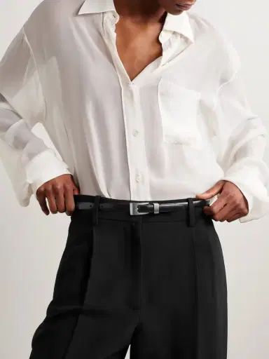 The Row Downtown Leather Belt | Thumbnail 2 The Row Downtown Leather Belt | Thumbnail 2