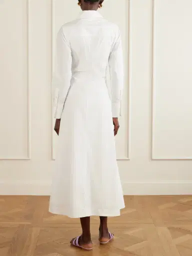 Rosie Assoulin Groovy Cotton-poplin Maxi Dress | Thumbnail 3 Rosie Assoulin Groovy Cotton-poplin Maxi Dress | Thumbnail 3