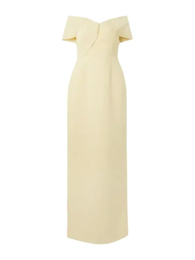 Rebecca Vallance Aubriella Off-the-shoulder Satin-trimmed Crepe Gown