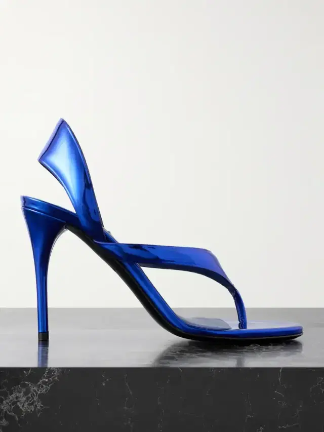 Tong 90 Mirrored-leather Sandals Tong 90 Mirrored-leather Sandals