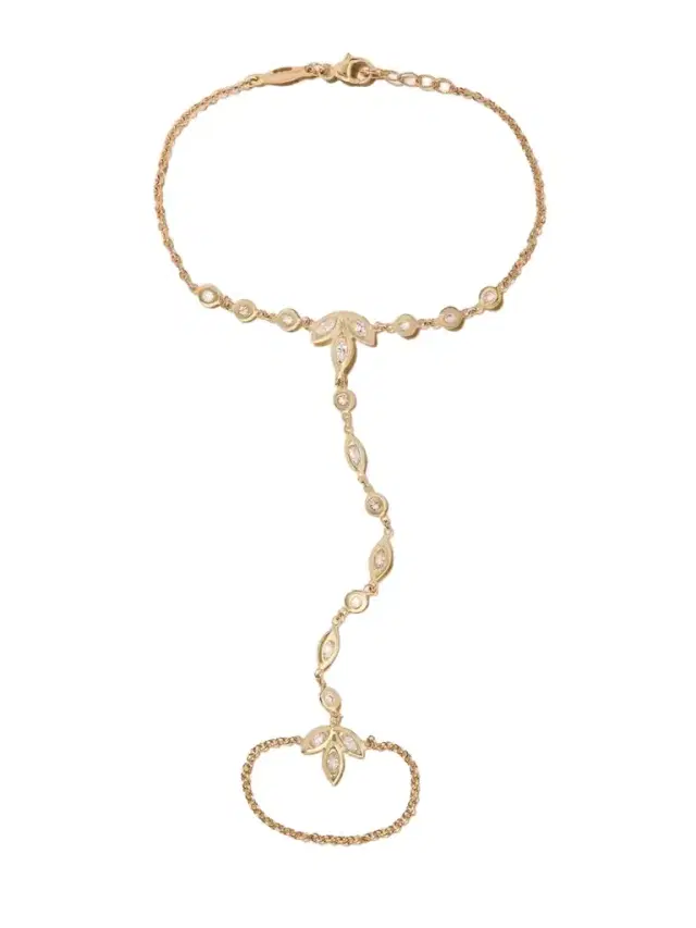 Blossom 14-karat Gold Diamond Bracelet