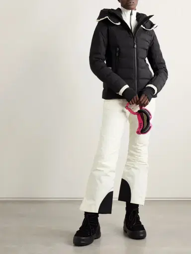 Moncler Grenoble Lamoura Hooded Grosgrain-trimmed Quilted Down Ski Jacket | Thumbnail 2