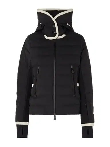 Moncler Grenoble Lamoura Hooded Grosgrain-trimmed Quilted Down Ski Jacket | Thumbnail 1