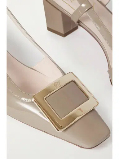 Roger Vivier Belle Vivier 45 Patent-leather Slingback Pumps | Thumbnail 4