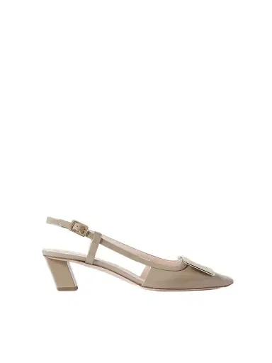 Roger Vivier Belle Vivier 45 Patent-leather Slingback Pumps | Thumbnail 1