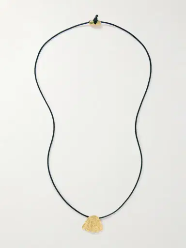 YSSO Whisper Of The Wind Gold-plated And Cord Necklace | Thumbnail 4