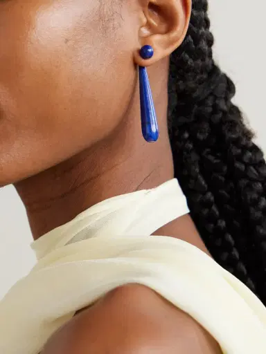 Sophie Buhai Angelika Silver Lapis Lazuli Earrings | Thumbnail 2