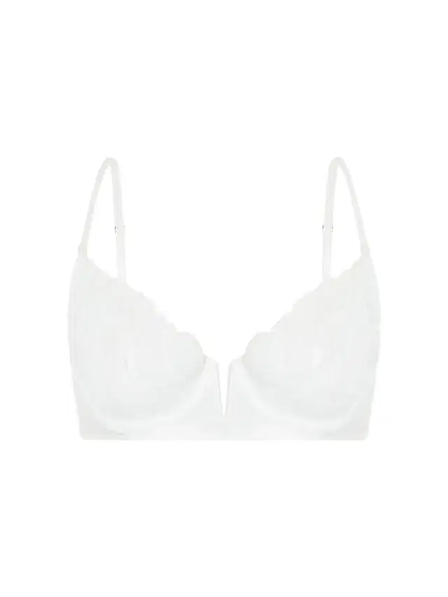 Fleur Veloutes Embroidered Mesh Bra