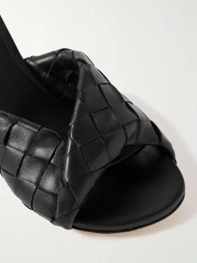 Bottega Veneta Blink Twisted Intrecciato Leather Mules | Thumbnail 4 Bottega Veneta Blink Twisted Intrecciato Leather Mules | Thumbnail 4