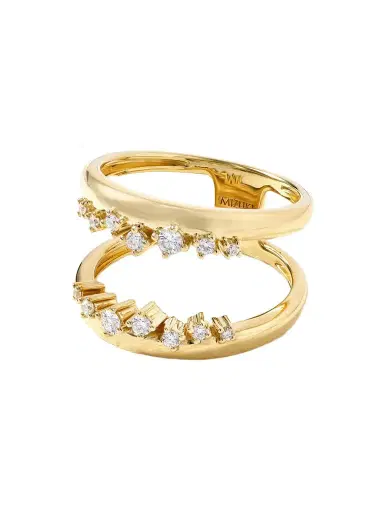 Mizuki 14-karat Gold Diamond Ring | Thumbnail 1 Mizuki 14-karat Gold Diamond Ring | Thumbnail 1