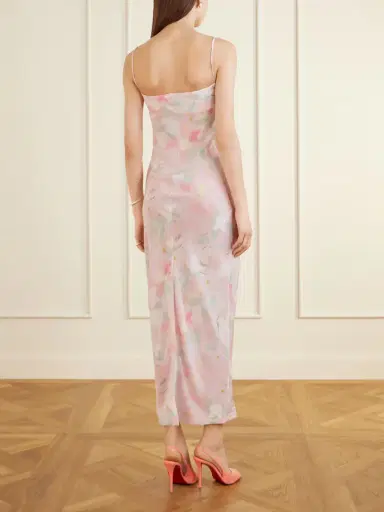 BERNADETTE Riri Floral-print Silk-satin Midi Dress | Thumbnail 3 BERNADETTE Riri Floral-print Silk-satin Midi Dress | Thumbnail 3