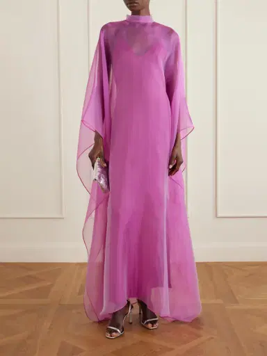 Taller Marmo Sphinx Organza Turtleneck Gown | Thumbnail 2 Taller Marmo Sphinx Organza Turtleneck Gown | Thumbnail 2