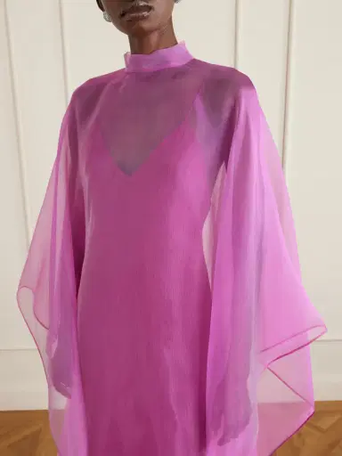 Taller Marmo Sphinx Organza Turtleneck Gown | Thumbnail 4 Taller Marmo Sphinx Organza Turtleneck Gown | Thumbnail 4