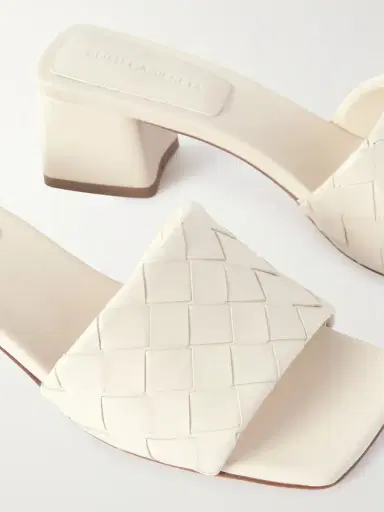 Bottega Veneta Riva Intrecciato Leather Mules | Thumbnail 4
