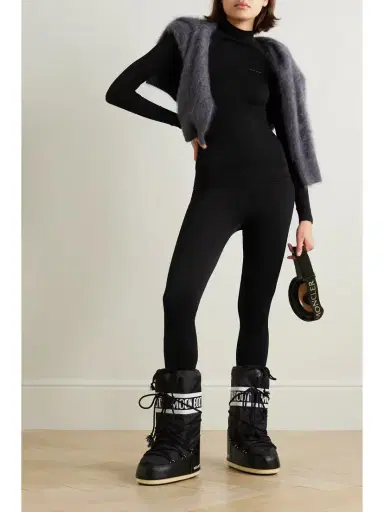 FALKE Ergonomic Sport System Maximum Warm Stretch-jersey Leggings | Thumbnail 2