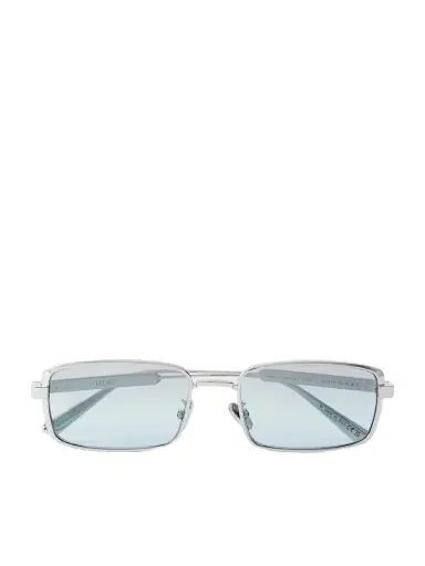 DIOR Eyewear Diorcannage S2u Rectangular-frame Silver-tone Sunglasses | Thumbnail 1 DIOR Eyewear Diorcannage S2u Rectangular-frame Silver-tone Sunglasses | Thumbnail 1