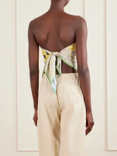 Loewe + Paula's Ibiza Printed Silk-twill Scarf | Thumbnail 3