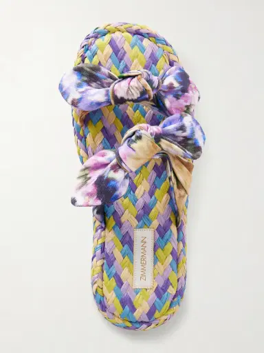 Zimmermann Carousel Woven Slides | Thumbnail 6 Zimmermann Carousel Woven Slides | Thumbnail 6