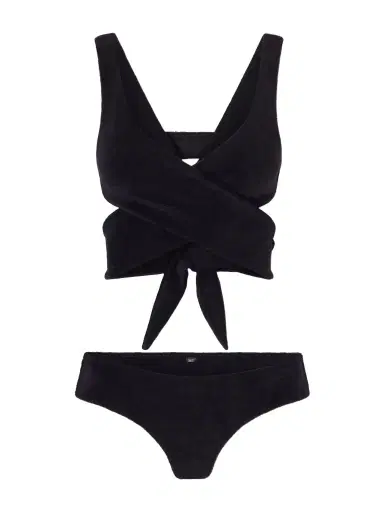 Lisa Marie Fernandez Marie-louise Cotton-blend Terry Bikini | Thumbnail 1 Lisa Marie Fernandez Marie-louise Cotton-blend Terry Bikini | Thumbnail 1